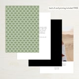 "Laurel of Greens" - Table Numbers in Midnight by Jennifer Wick - Back of Card Options