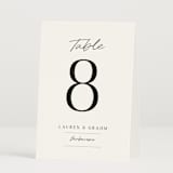 "Countryside Villa" - Table Numbers in Noir by Shiny Penny Studio - Folded