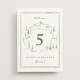 "Plain Air" - Table Numbers in Meadow by Petra Kern - Front
