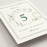 "Plain Air" - Table Numbers in Meadow by Petra Kern - Detail