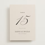 "Mirin" - Table Numbers in Linen by Kate Ahn - Front