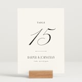 "Mirin" - Table Numbers in Diamond by Kate Ahn - Displayed (stand not included)