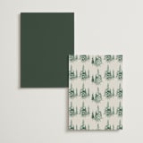 "Miniature Mountainscape" - Table Numbers in Summer by Petra Kern - Back of Card Options