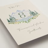 "Miniature Mountainscape" - Table Numbers in Summer by Petra Kern - Detail