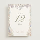 "Charlotte" - Table Numbers in Petal by Jenna Holcomb - Front