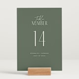 "Arabilla Overlap" - Table Numbers in Garden by Kelly Schmidt - Displayed (stand not included)