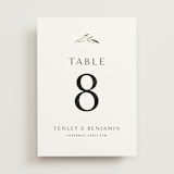 "Gentle Whisper" - Table Numbers in Cotton by Jennifer Postorino - Front