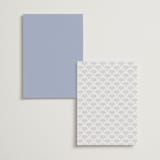 "Ocean Dreams" - Table Numbers in Pale Cerulean by Sabrin Deirani - Back of Card Options