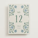 "Botanical" - Table Numbers in Garden by Kelly Watkins - Front