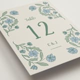 "Botanical" - Table Numbers in Garden by Kelly Watkins - Detail