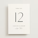 "Contemporary" - Table Numbers in Cotton by Vanessa Doyle - Front