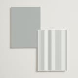 "Contemporary" - Table Numbers in Cotton by Vanessa Doyle - Back of Card Options