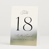 "East Coast Lighthouse" - Table Numbers in Snow by Becky Nimoy - Folded