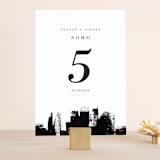 "Urban" - Table Numbers in Onyx by Lori Wemple - Front