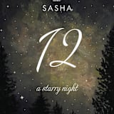 "Starry, Starry Night" - Table Numbers in Shadow by Elly - Detail