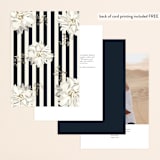 "Peonies & Berries" - Table Numbers in Winter White by Susan Moyal - Back of Card Options