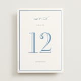 "Hepburn" - Table Numbers in Sky by Megan Davis - Front