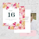 "Spring Garden" - Table Numbers in Petal by Grace Kreinbrink - Back of Card Options