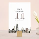 "Windy City" - Table Numbers in Antique by Turner de Feria - Front
