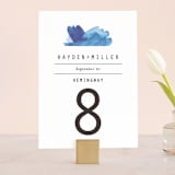 "Modern Water" - Table Numbers in Celestial by Olivia Raufman - Front