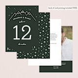 "Adventurous" - Table Numbers in Forest by Sarah Brown - Back of Card Options