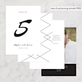 "Dressed in White" - Table Numbers in Cloud by Angela Garrick - Back of Card Options