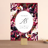"Tidal Blooms" - Table Numbers in Holly by Grace Kreinbrink - Front
