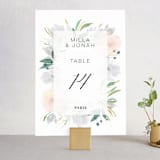 "Grande Botanique" - Table Numbers in Mist by Bonjour Paper - Front