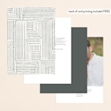 "Pattern Play" - Table Numbers in Pebble by Anelle Mostert - Back of Card Options