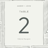 "Pattern Play" - Table Numbers in Pebble by Anelle Mostert - Detail