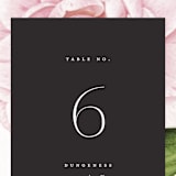 "Botanic" - Table Numbers in Midnight by kelli hall - Detail