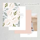 "Peony Floral Frame" - Table Numbers in Cornflower by Alethea and Ruth - Back of Card Options
