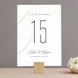 "Today & Always" - Table Numbers in Peach by Stacey Meacham - Front