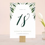 "Paradise" - Table Numbers in Forest by Oma N. Ramkhelawan - Front