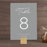 "Brooklyn" - Table Numbers in Cement by Lauren Chism - Front