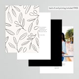 "Timeless" - Table Numbers in Taupe by Leah Bisch - Back of Card Options