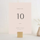 "Adora" - Table Numbers in Dawn by Leah Bisch - Front
