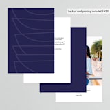 "tissue union" - Table Numbers in Cucumber by Carrie Moradi - Back of Card Options