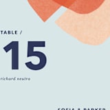 "tissue texture" - Table Numbers in Papaya by Carrie Moradi - Detail