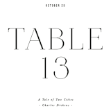 "Namely" - Table Numbers in Pearl by Hooray Creative - Detail