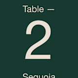"Proposal" - Table Numbers in Buff by Jack Knoebber - Detail