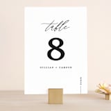 "Villa" - Table Numbers in Pearl by Chryssi Tsoupanarias - Front