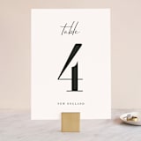 "mod" - Table Numbers in Creme by Nicoletta Savod - Front
