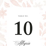 "Batikka" - Table Numbers in Blush by Paper Raven Co. - Detail