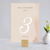 "Romance" - Table Numbers in Snowball by Anna Elder - Front
