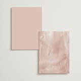 "First Love" - Table Numbers in Blush by Pixel and Hank - Back of Card Options