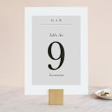 "Catherine" - Table Numbers in Natural by Kayla Dawson - Front