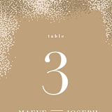 "Organic Dots" - Table Numbers in Champagne by lena barakat - Detail