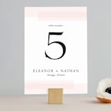 "Transparent" - Table Numbers in Magnolia by Erin Deegan - Front