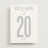 "Monumental" - Table Numbers in Cotton by Jessie Steury - Front